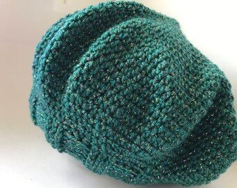 Crochet Slouch Beanie Hat