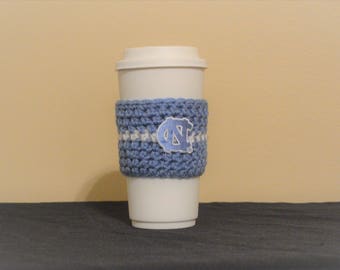 University of North Carolina cup cozy, North Carolina cup cozy, Cup Cozy, Reusable coffee cozy, Coffee Cup Cozy, coffee sleeve