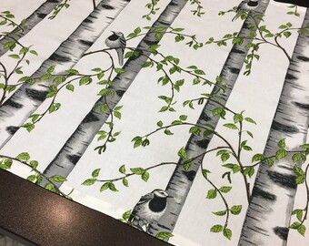 Table Runner Cotton Fabric Tabletop Spring