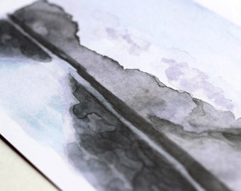Sri Lankan Lake A5 Watercolour Print