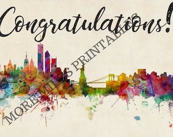 Congratulations Card for NYC Marathoner