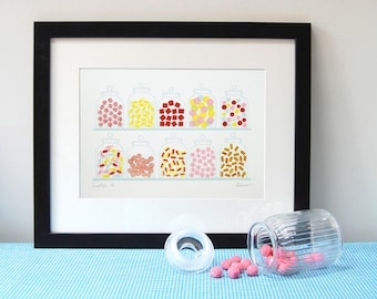 Sweeties - Silkscreen Print **SALE!**