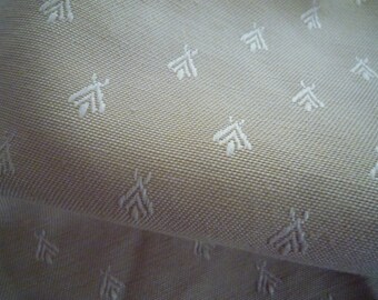 Beige fabric small patterned ivory 65 * 40 cm - 2 units