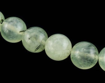 10mm Prehnite Round Bead (10 Pcs)