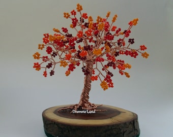 Autumn Tree Sculpture ~~~ Wire Tree Sculpture ~~ Tree Of Life