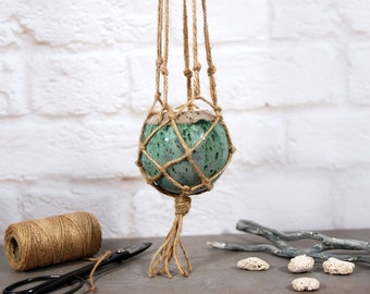 Ceramic hanging planter, ceramic pot, planter pot, pottery planter, hanging plant, plant holder, macrame, garden planter, succulent planter