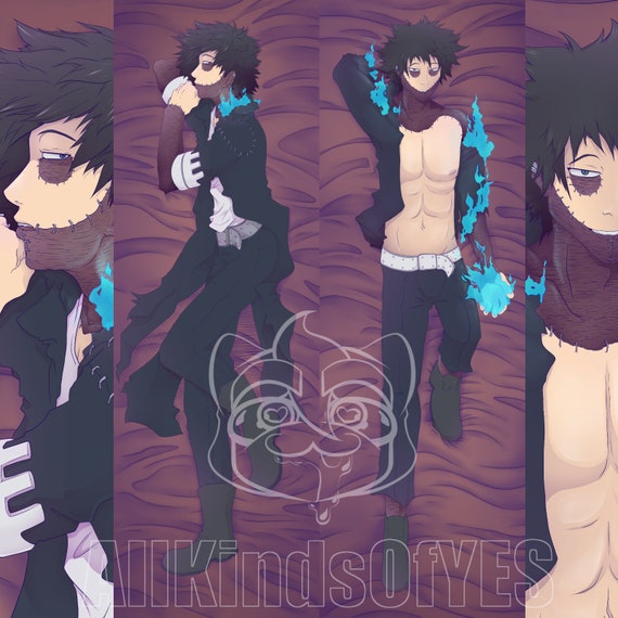 BnHA Dabi Dakimakura / Husbando Body Pillow 150 x 50 CM