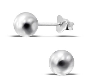 Simple Classic 7mm Sterling Silver Ball
