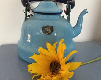 Small enamel tea pot