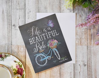 Life is a Beautiful Ride Notecard