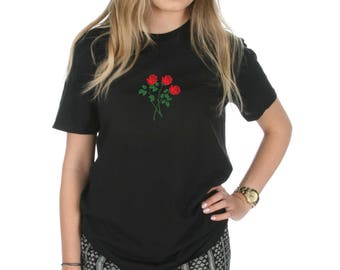 Rose Bunch T-shirt Top Shirt Tee Fashion Grunge Tumblr Roses