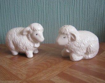 Vintage "Sheep" Salt and Pepper Shakers