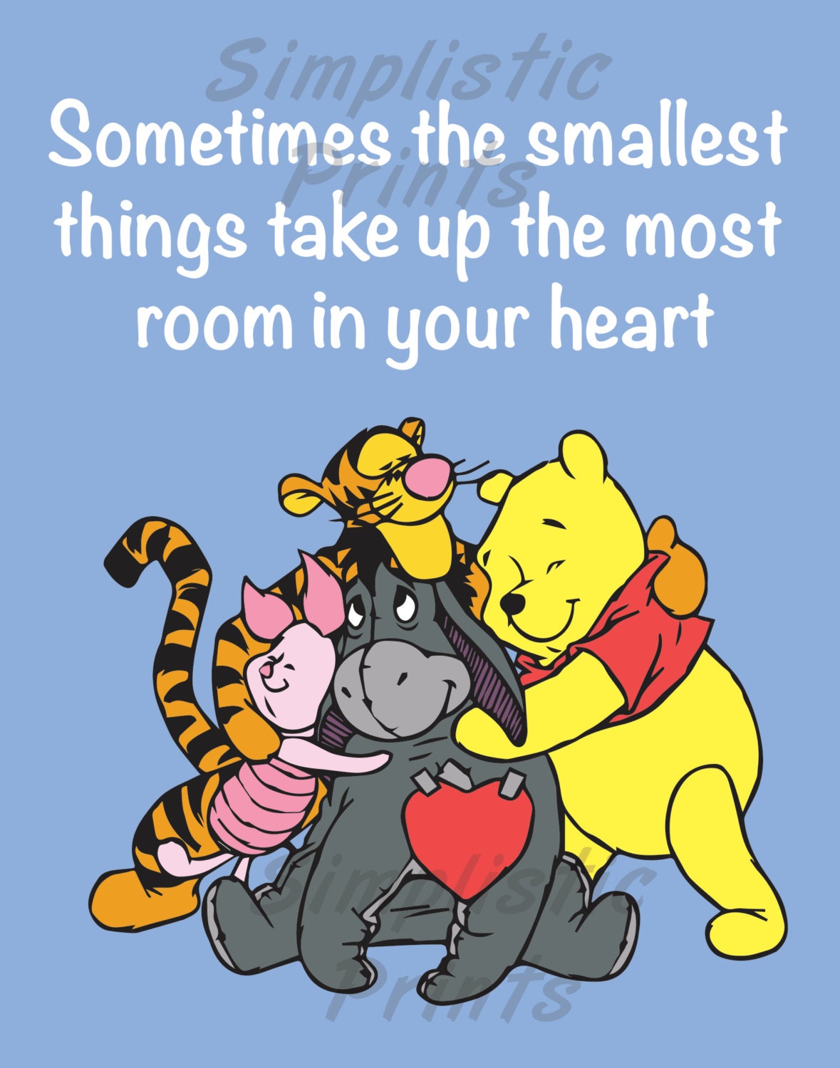 Winnie the pooh wall art wall decor 8x10 11x14 13x19