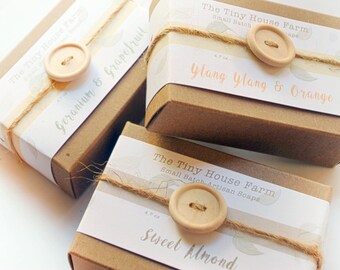 Handmade Soap, Send a gift, Organic Soap, Natural Soap, Essential Oil Soap, Gift Set, Citrus, Lavender Soap, Gifts to say you care, Send off