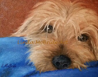 Yorkie 3.5x5 Blank Notecard with Envelope