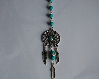 dream catcher , rear view car mirror chain