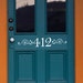 Home Address, Front Door, front door decal, home address decal, address number, door decal, front door numbers, house address, front porch