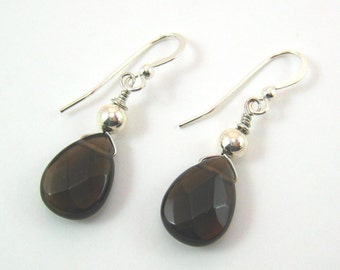 Smoky Quartz Earrings (E47)