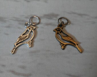 Bird Cutout Stitch Marker Set-Choice of Color
