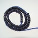 Precious Sapphire Grade A Enhanced 3.5mm - 4mm Gemstone Beads Faceted Rondelle Grade A 7 Inch Strand