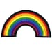 Rainbow Patch Sew On / Iron On DIY Patch Embroidered Applique 4.7x2.9cm - RP548