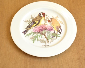 collectable plate kingfisher wildlife vintage bone china