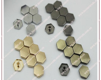 50pcs Metal gunmetal/ light golden/silver /bronze clothing/bags/shoes accessories/ ornaments/decorations nails /rivet /studs