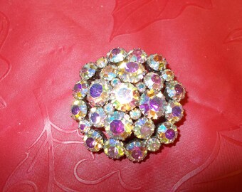 Vintage Iridescent Brooch