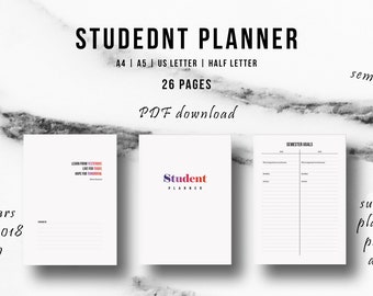 college planner book etsy