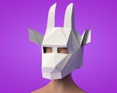 papercraft goat mask
