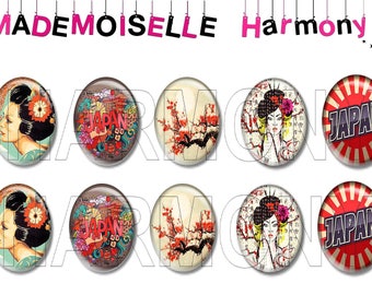 5 glass cabochons 25 mm kimidole size 25 mm cabochons