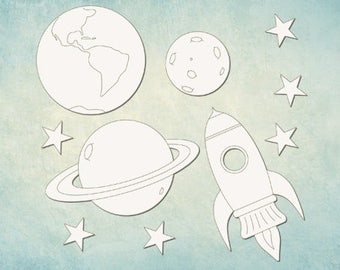 Chipboard scrapbooking SPACE