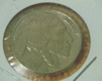Uncirculate 1937 Buffalo Nickle