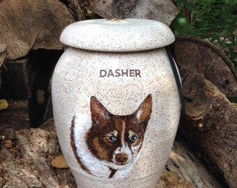 Custom Dog Urn 75 lb Pet