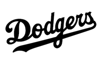 Items similar to Los Angeles Dodgers Logo Vinyl Decal Many Sizes Buy 2