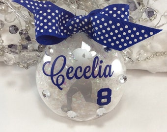 Soccer Girl Ornament, Personalized, Gifts for Soccer