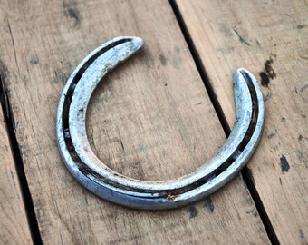 Horseshoe, Horseshoe Art, Horse Shoes Used, Equestrian Decor, Equestrian, Lucky Horseshoe, Aluminum Horseshoe, Horse Lover, Lucky, Horse