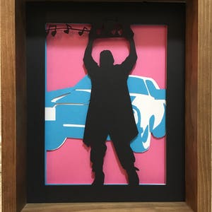 Say Anything - Lloyd Dobler - Papercut - Diorama