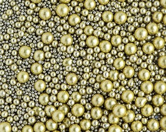 Sweetapolita Luxe Sprinkles- Bling (Gold Dragees) 3.5oz & 7oz.