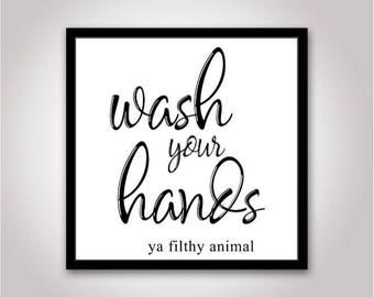 Wash your hands Svg, bathroom sign svg, bathroom decor svg, bathroom svg file, bathroom cut file, bathroom svg, wash your hands svg