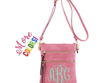 Custom Purse Monogram Purse Crossbody Bag CustomCrossbody Bag Womans Bag Woman Purse Girl Purse Women Gift Woman Gift Mothers Day Gift Purs