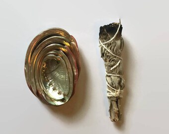 Red Abalone Shell Nesting Set