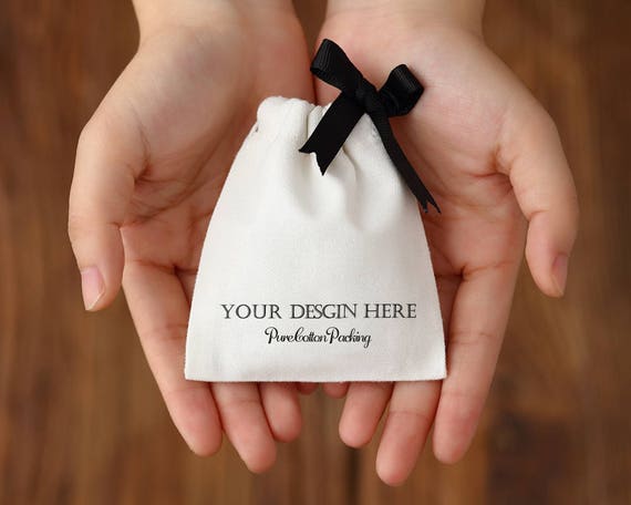 50 personalized jewelry packaging wedding favor bags small