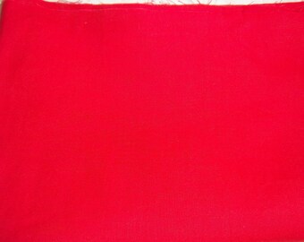 Red Cotton Twill 4 3/4 Yards x 45" Wide