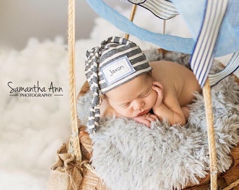 Baby name hat, Newborn hat, knot hat, baby hat, hospital hat, sleepy cap, baby name hat, twin hats, basic beanie,personalized baby hat