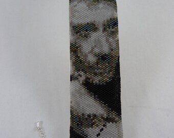 Johnny Hallyday Peyote woven bracelet