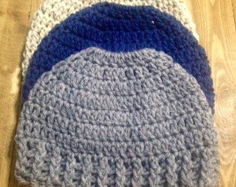 Crochet Running Hat, Running Hat, Crochet Ponytail Hat, Messy Bun Hat, Ponytail Hat, Bun Hat, Hat For Ponytails, Hat for Messy Bun