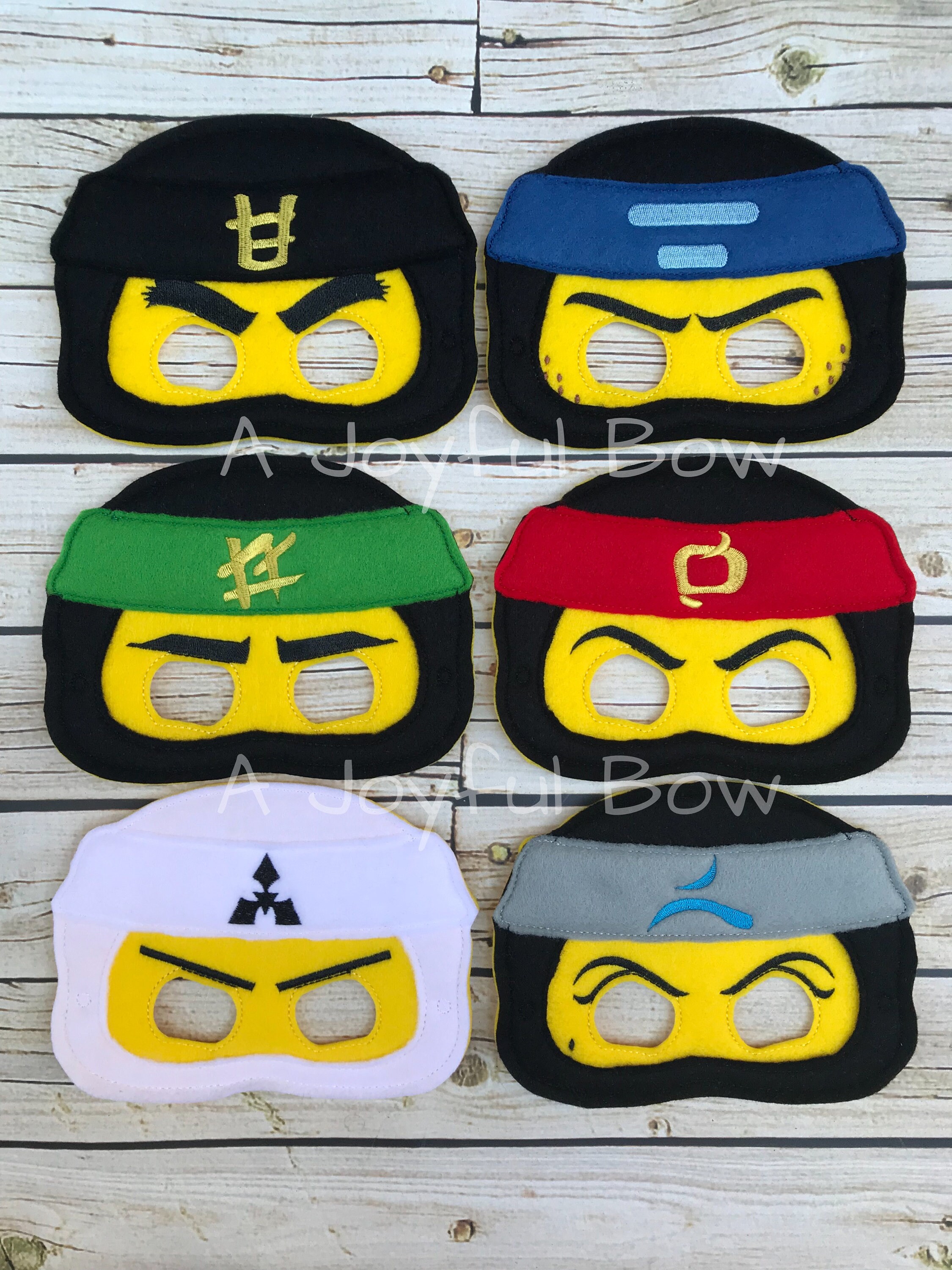 Ninja dress up and party favor masks ninjago ninjago