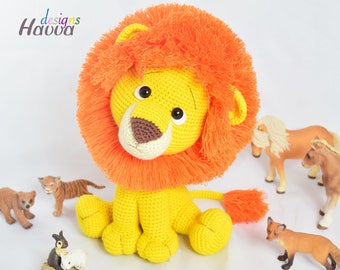 Crochet Pattern - Lion Amigurumi (Amigurumi Doll Pattern)