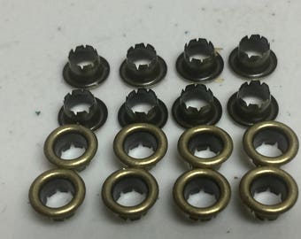 Grommet Eyelets 4mm 3/16" Canvas Clothes Leather Self Backing For Bags Shoes DIY